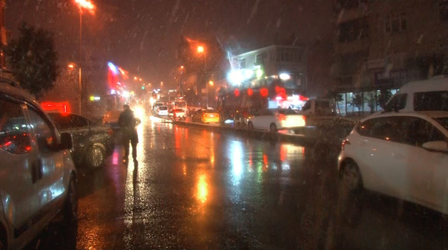 Postcard-like views! It snowed heavily in Istanbul