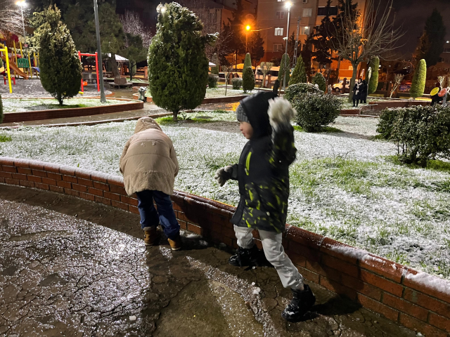 Postcard-like views! It snowed heavily in Istanbul