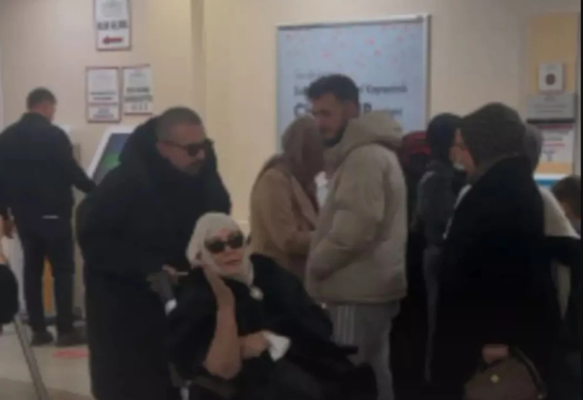 Necla Nazır was hospitalized