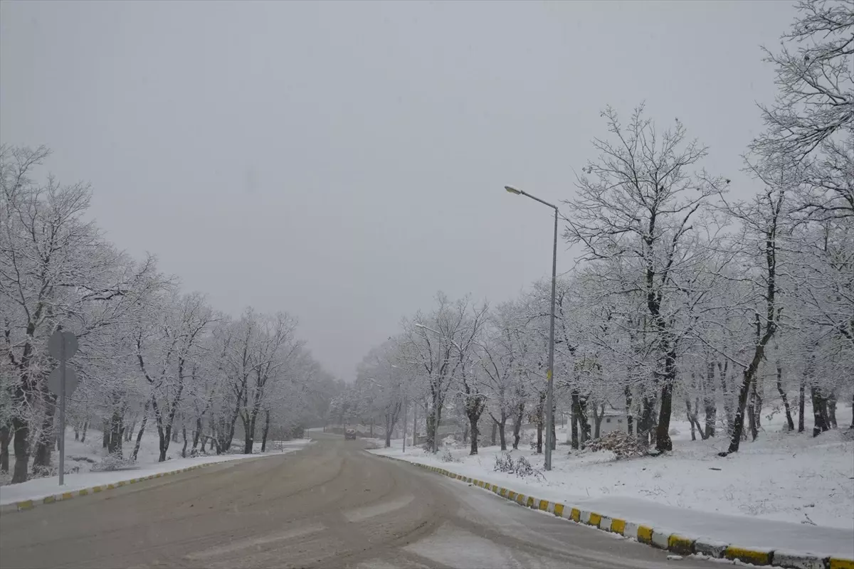 Havza'da Kar Yağışı Etkisini Sürdürüyor
