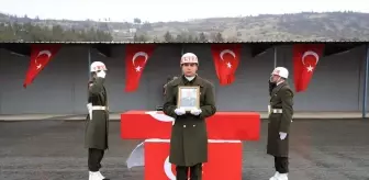 Şırnak'ta Pençe-Kilit Operasyonu bölgesinde şehit olan Binbaşı Yetişen için tören yapıldı