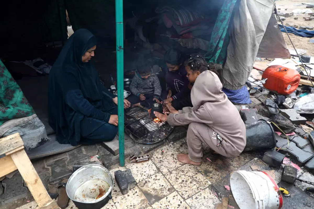 Gazze'de Şiddetli Yağmur Sonrası Filistinlilerin Barınma Sorunu