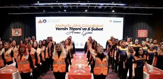 Samsun'da 6 Şubat depremlerinde hayatını kaybedenler anıldı, afet gönüllüleri törenle yemin etti