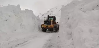 Yüksekova'da Çığ Temizlendi, Yol Ulaşıma Açıldı