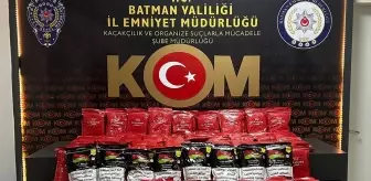 Batman'da 174 Kilogram Kaçak Nargile Tütünü Ele Geçirildi