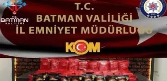 Batman'da Kaçak Nargile Tütünü ve Elektronik Sigara Ele Geçirildi