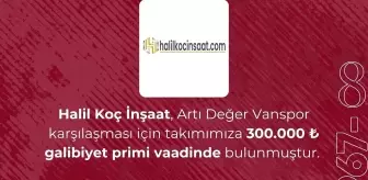 Elazığspor'a İnşaat Firmasından 300 Bin Lira Prim Desteği