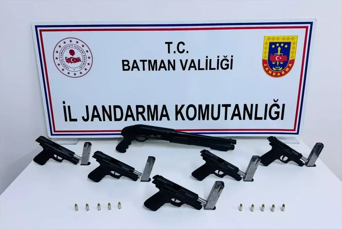 Batman'da Silah Kaçakçılığı Operasyonunda Tutuklama