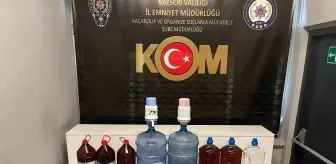 Kayseri'de Sahte Alkol Üretimi Operasyonu: 31 Litre Ele Geçirildi