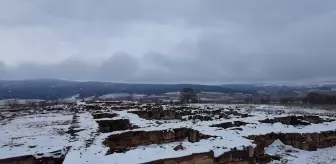 Şapinuva Ören Yeri Karla Kaplandı