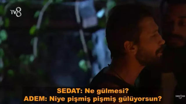 A fight broke out in Survivor! Adem Kılıççı approached Çılgın Sedat