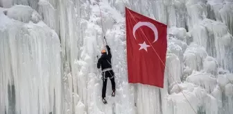 Türkiye Buz Duvarı Tırmanışı Şampiyonası Erzurum'da Başladı