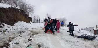 Yığılca Belediye Başkanı Çocuklarla Kar Eğlencesi Yaşadı