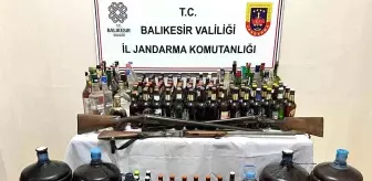 Balıkesir'de Kaçak Alkol Operasyonu: 3 Gözaltı