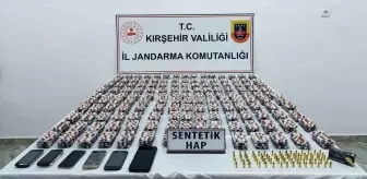 Kırşehir'de Uyuşturucu Operasyonu: 8 Bin 330 Sentetik Hap Ele Geçirildi