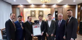 Kayseri Valisi Kültür ve Sanat Projelerini Görüşmek Üzere Heyeti Kabul Etti