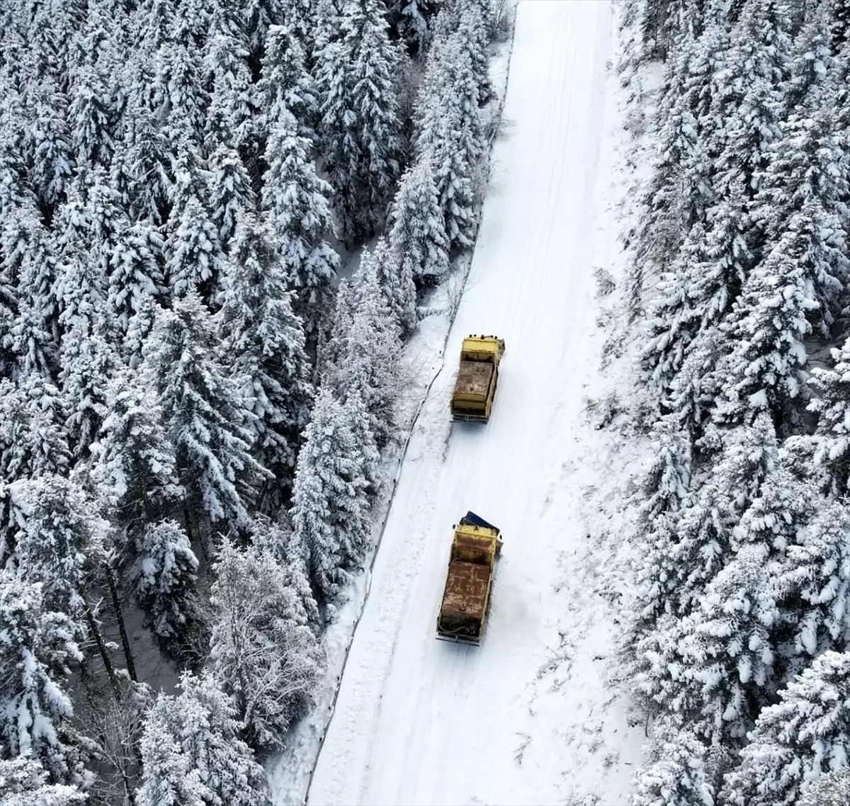 Sinop ve Kastamonu'da Kar Nedeniyle 96 Yerleşim Yerine Ulaşım Sağlanamıyor