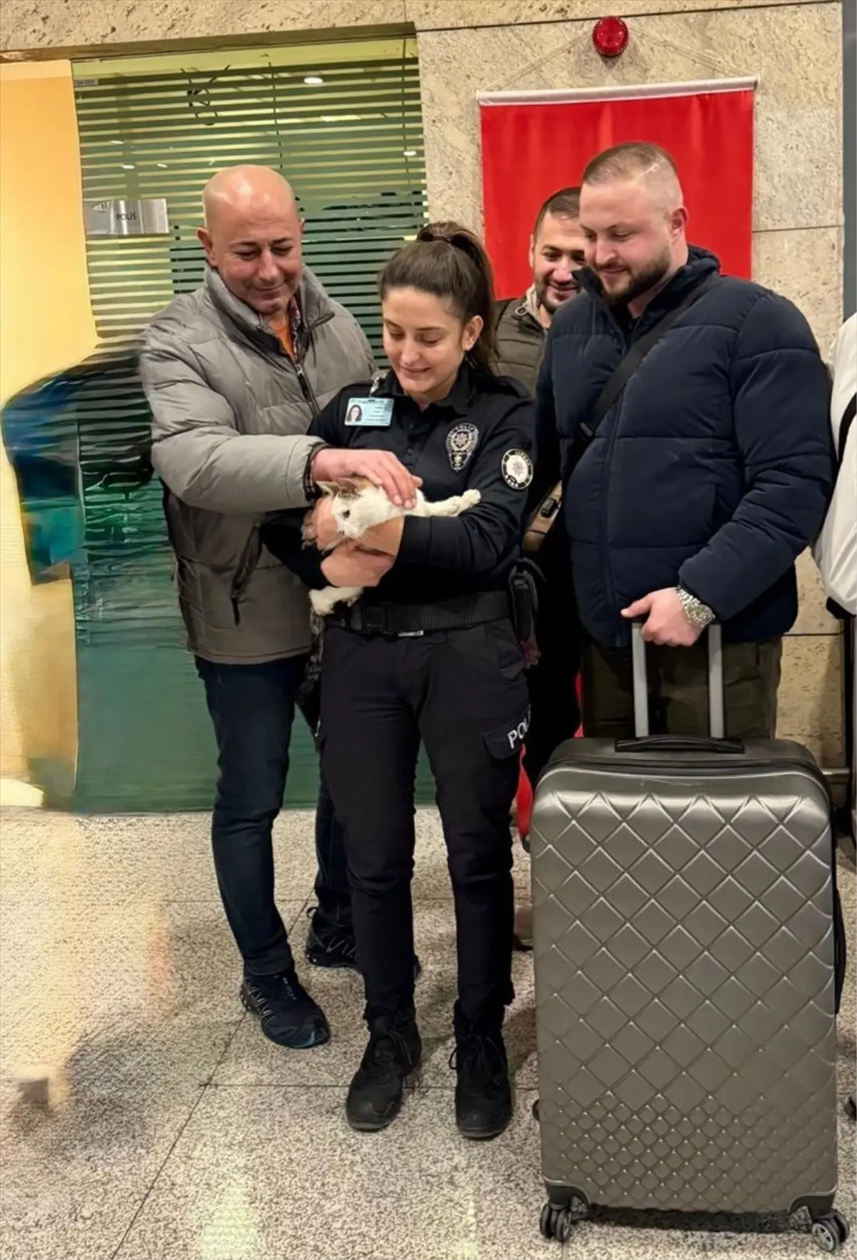 Ankara Havalimanı'nda Kilitli Bırakılan Kedi Kurtarıldı