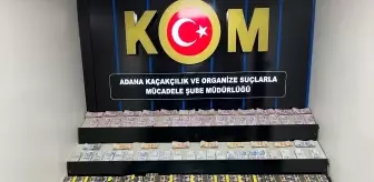 Adana'da 7 Bin Paket Kaçak Sigara Ele Geçirildi, 2 Gözaltı