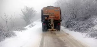 Amasya'nın Yüksek Kesimlerinde Kar Yağışı