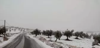 Kilis'te Kar Yağışı Etkili Oldu