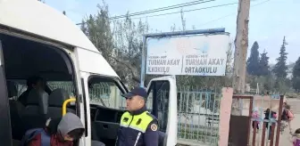 Mersin'de Okul Servis Araçlarına Sıkı Denetim