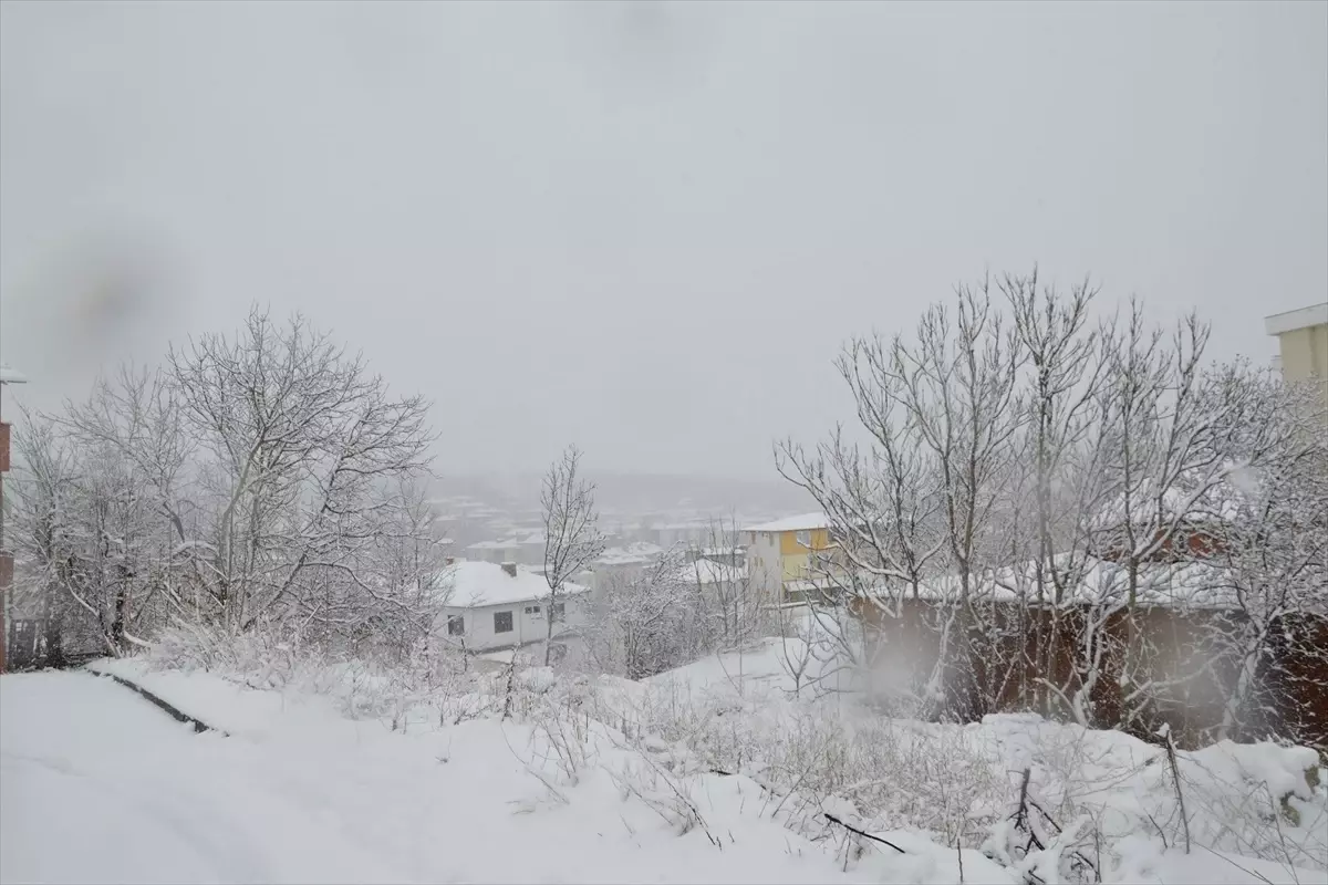 Havza'da Kar Yağışı Etkili, Eğitim Ara Verildi