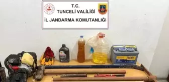 Tunceli'de Kaçak Kazı Yapan 5 Kişi Suçüstü Yakalandı