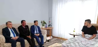 Bilecik Valisi Aygöl, Gazi Bülent Aydın'ı Ziyaret Etti