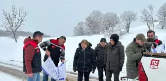 Göynücek'te Yaban Hayvanları İçin Yem Bırakıldı