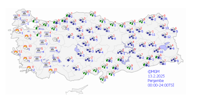 ANKARA HAVA DURUMU | 13 Şubat Perşembe Ankara'da hava nasıl olacak? Ankara günlük ve 5 günlük hava durumu tahmini!
