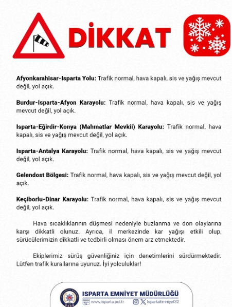 Isparta okullar tatil mi SON DAKİKA? 13 Şubat Perşembe Isparta okul yok mu (Isparta Valiliği Açıklaması – KAR TATİLİ)?