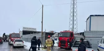 Nevşehir'de Geri Dönüşüm İşletmesinde Yangın