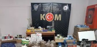 Niğde'de Kaçakçılık Operasyonu: 110 Bin Makaron ve 129 Kilogram Tütün Ele Geçirildi