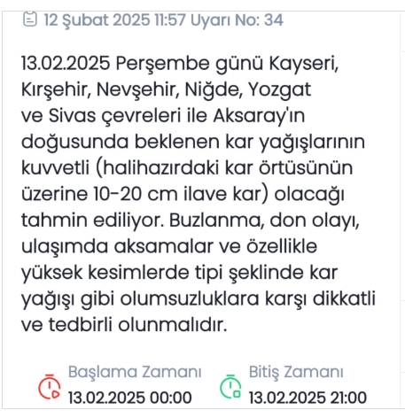 Yozgat okullar tatil mi SON DAKİKA? 13 Şubat Perşembe Yozgat'ta okul yok mu (Yozgat Valiliği Açıklaması – KAR TATİLİ)?