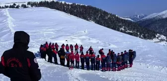 Trabzon'da Zigana Dağı'nda Arama Kurtarma Tatbikatı Gerçekleştirildi