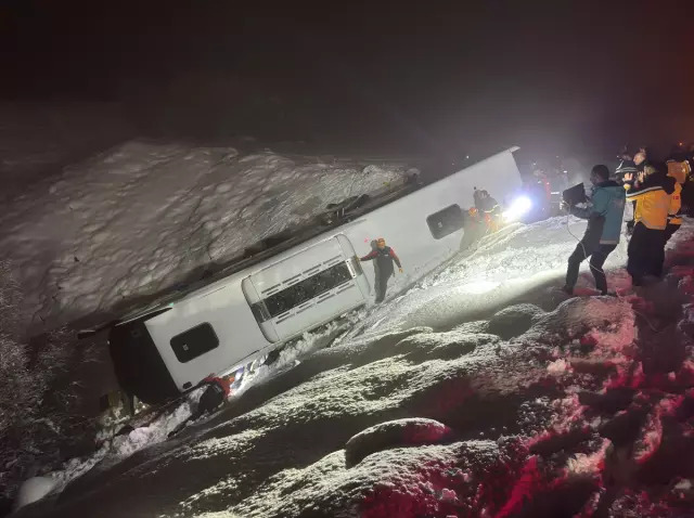 The passenger bus overturned in Bingöl: 4 dead, more than 30 injured