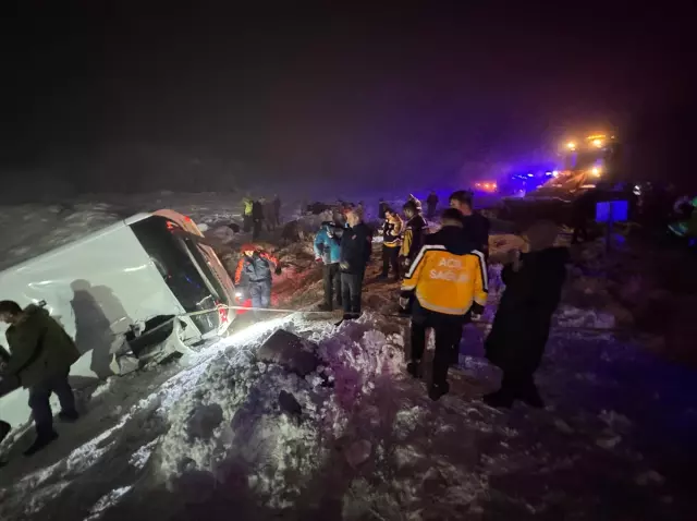 The passenger bus overturned in Bingöl: 4 dead, more than 30 injured