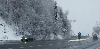 Bolu Dağı'nda Kar ve Sis Etkili Oldu