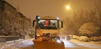 Melikgazi Belediyesi Yoğun Karla Mücadeleye Devam Ediyor