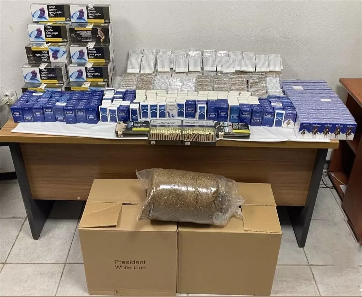 Tekirdağ'da 49 Bin Makaron Ele Geçirildi, 1 Kişi Gözaltında