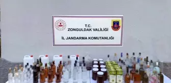 Zonguldak'ta Sahte Alkol Operasyonu: Büyük Miktarda Ele Geçirildi