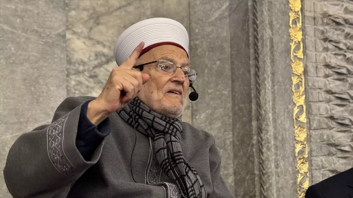 Şeyh İkrime Sabri'den Türklerin Mescid-i Aksa Ziyareti Üzerine Açıklama