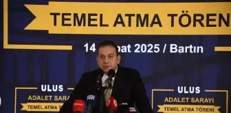 Bakan Tunç, Bartın'da Ulus Adalet Sarayı temel atma töreninde konuştu Açıklaması