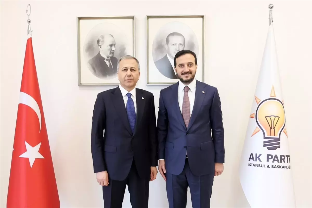 İçişleri Bakanı Yerlikaya'dan AK Parti İstanbul İl Başkanı Özdemir'e ziyaret