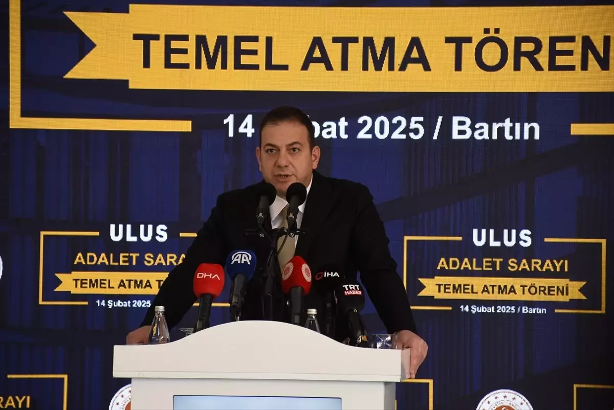 Bakan Tunç, Bartın'da Ulus Adalet Sarayı temel atma töreninde konuştu Açıklaması