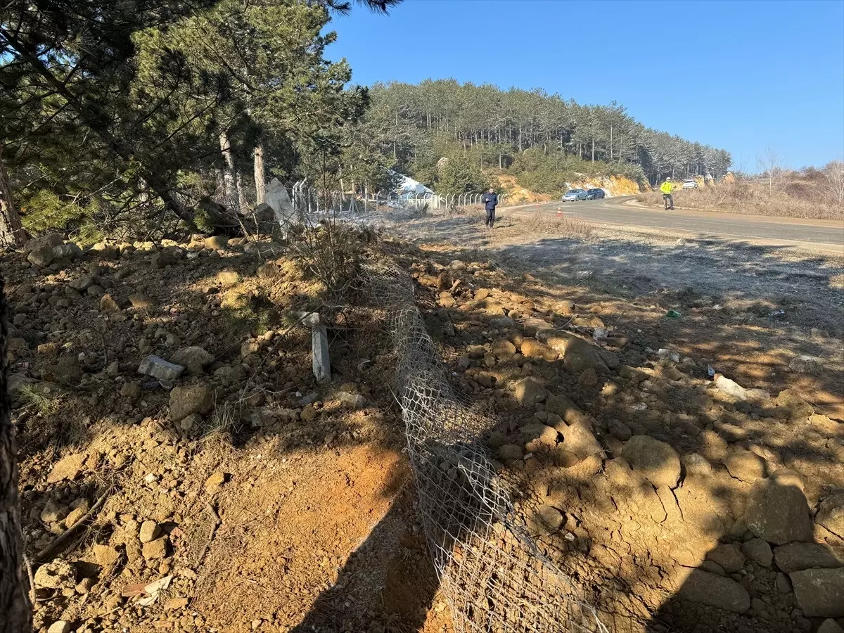 Kastamonu'da Buzlanma Sebebiyle Kamyon Devrildi: Sürücü Yaralandı