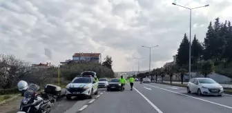 Mudanya'da Radar Hız Denetimi: 17 Sürücüye 100 Bin Lira Ceza