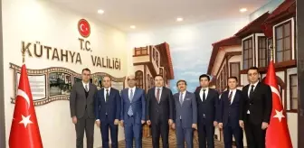 HSK Başmüfettişi Mustafa Güntin, Kütahya Valisi'ni Ziyaret Etti