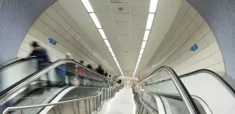 İstanbul'da metrolardaki onlarca yürüyen merdiven aynı anda durdu